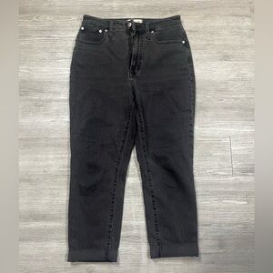 Madewell Black Women's cropped Jeans